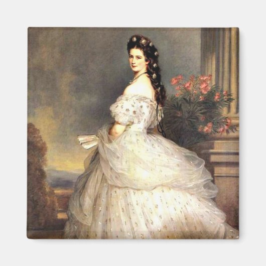 エリザベス，オーストリアの皇后 マグネット (正面)