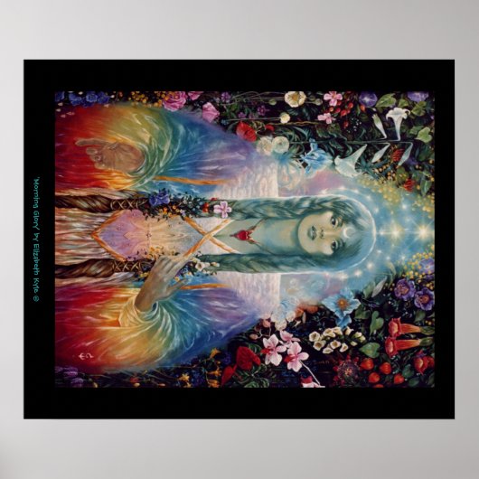 エリザベス・カイルによる「朝顔」 ポスター (正面)