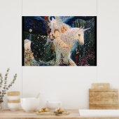 エリザベス・カイルによる「白風」 ポスター (キッチン)