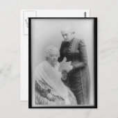 エリザベス・カディ・スタントンとスーザン・B・アンソニー ポストカード (正面/裏面)