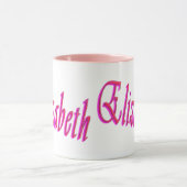 エリザベス・ガールズ・ネーム・ロゴ マグカップ (中央)