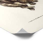 エリザベス・グールドの力強いフクロウ ポスター (角)