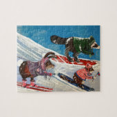 エリザベス・スキーチーム ジグソーパズル (横)