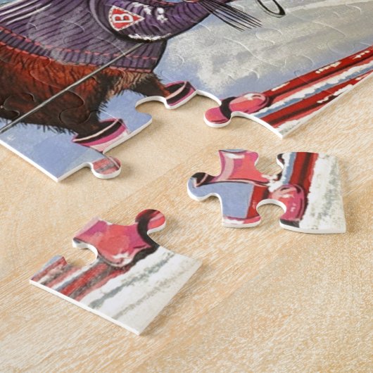 エリザベス・スキーチーム ジグソーパズル (側面)