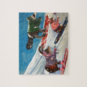 エリザベス・スキーチーム ジグソーパズル (縦)