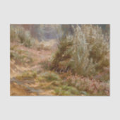 エリザベス・ストロングによる川のそばの野草 薄葉紙 (正面)