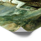 エリザベス・ド・フランスの馬術ポートレート ポスター (角)