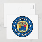 エリザベス・ニュージャージー ポストカード (正面/裏面)