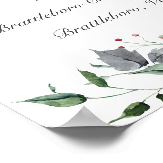 エリザベス・ピンク我々のサイン結婚へようこそ ポスター (角)