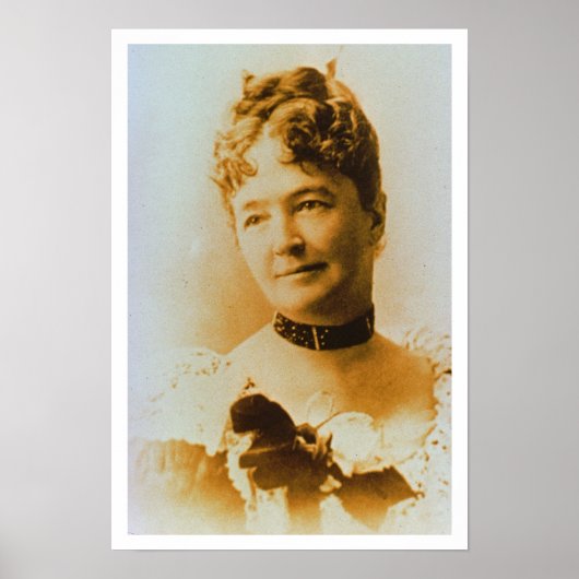 エリザベス・ベーコン・カスター(1842年~1933年)将軍の妻 ポスター (正面)