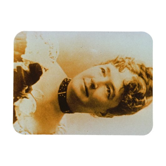 エリザベス・ベーコン・カスター(1842年~1933年)将軍の妻 マグネット (横)