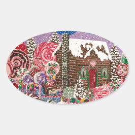 エリザベス・ペパーミント世界 楕円形シール