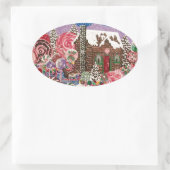 エリザベス・ペパーミント世界 楕円形シール (バッグ)