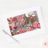 エリザベス・ペパーミント世界 長方形シール (封筒)