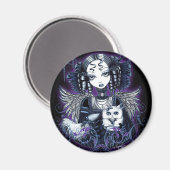 エリザベス・ペルシア猫エンジェル・マグネット マグネット (正面/裏面)