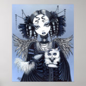 エリザベス・ホワイト・ペルシア猫エンジェルのポスター ポスター (正面)