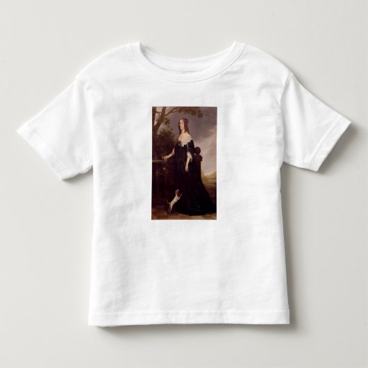 エリザベス、ボヘミアの女王のポートレート トドラーTシャツ (正面)