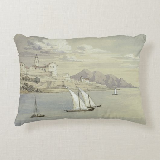 エリザベス・マレー – ジェノヴァの海からポルトフィノ アクセントクッション (正面)