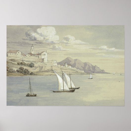 エリザベス・マレー – ジェノヴァの海からポルトフィノ ポスター (正面)