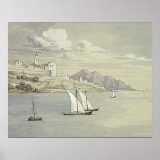 エリザベス・マレー – ジェノヴァの海からポルトフィノ ポスター (正面)