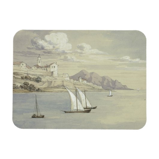 エリザベス・マレー – ジェノヴァの海からポルトフィノ マグネット (横)