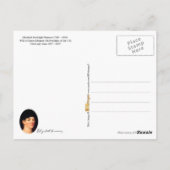 エリザベス・モンロー米国大統領夫人 ポストカード (裏面)