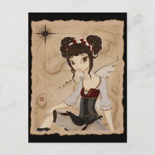 エリザベス – 妖精の海賊はがき ポストカード (正面)