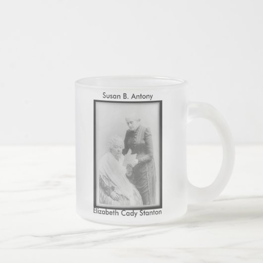 エリザベスCady Stanton及びスーザンB.アンソニー フロストグラスマグカップ (右)