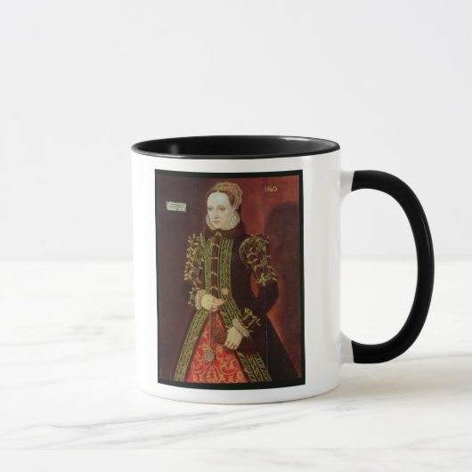 エリザベスFitzgeraldのリンカーン1560年の伯爵婦人 マグカップ (右)