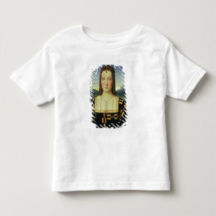 エリザベスGonzaga、c.1504 (窓ガラスのポートレートの油 トドラーTシャツ