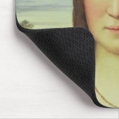 エリザベスGonzaga、c.1504 (窓ガラスのポートレートの油 マウスパッド (コーナー)