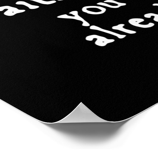 エリザベスI引用文オントラスト ポスター (角)