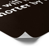 エリザベスI引用文オンビヘディング ポスター (角)