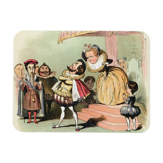 エリザベスI (1533-1603):ロバート・デヴルーと2位 マグネット (横)