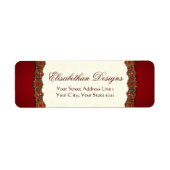 エリザベタンチューダーダマスクジュエルルビーレッド ラベル (正面)