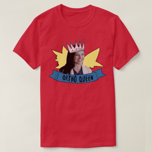 エリザミンニックオルソクイーン Tシャツ (デザイン正面)