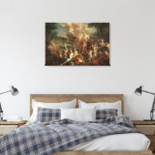 エリシアの野原のアエネースの姿 キャンバスプリント (インサイチュ (寝室))