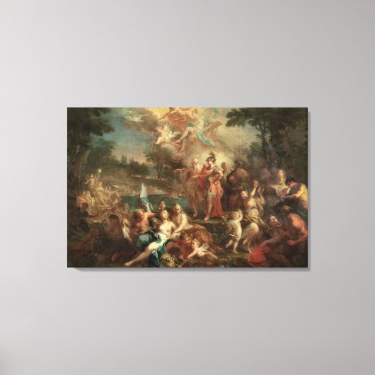 エリシアの野原のアエネースの姿 キャンバスプリント (正面)