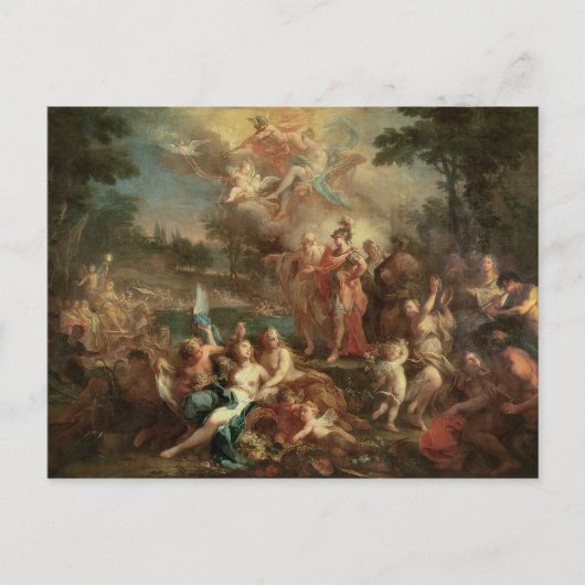 エリシアの野原のアエネースの姿 ポストカード (正面)