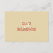 エリシンプルー結婚レトロモダンの詳細 エンクロージャーカード (裏面)