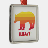 エリジェージアグルジアレインボーベア メタルオーナメント (右)