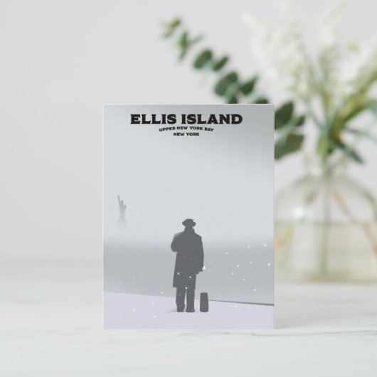 エリスアイランドニューヨークNYC ポストカード (スタンド正面)