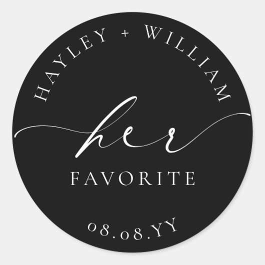 エリスミアーのブラックが彼女のお気に入り ラウンドシール (正面)