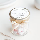 エリスミア お気に入りのギフト クラシック ラウンド ステッカー