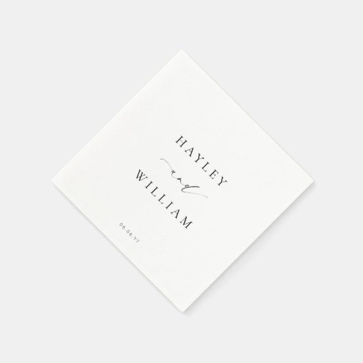 エリスミア ウェディング ネーム スタンダードカクテルナプキン (角)