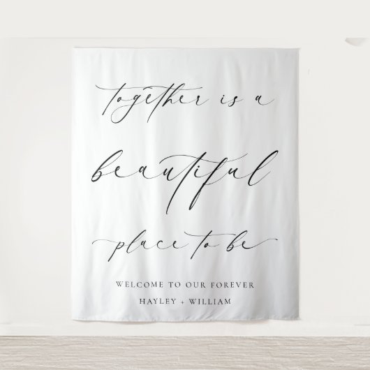 エリスミア・トゥギャザー・イズ・ア・ビューティフル・プレイス・トゥ・ビー タペストリー (正面)