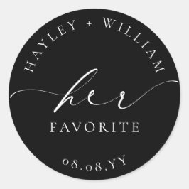 エリスミア ブラック 彼女のお気に入り ラウンドシール