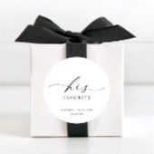 エリスミア 彼の特別なお土産 クラシック ラウンド ステッカー