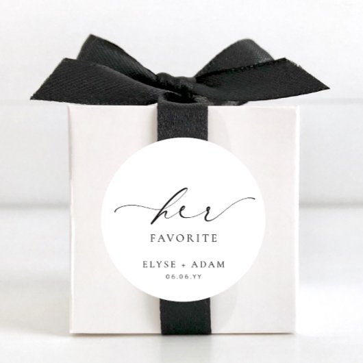 エリスミア 彼女のお気に入りのおまけ クラシック ラウンド ステッカー