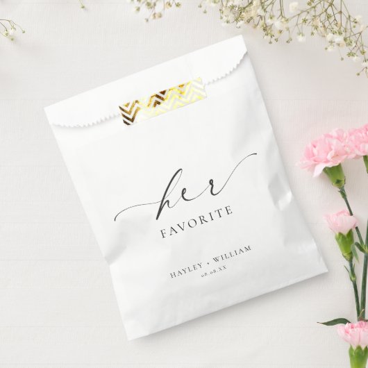 エリスミア 彼女のお気に入りのギフトバッグ フェイバーバッグ (封をした状態)